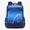 Fully-expanded 3D embossed cartoon graphics style elementary school kids backpack