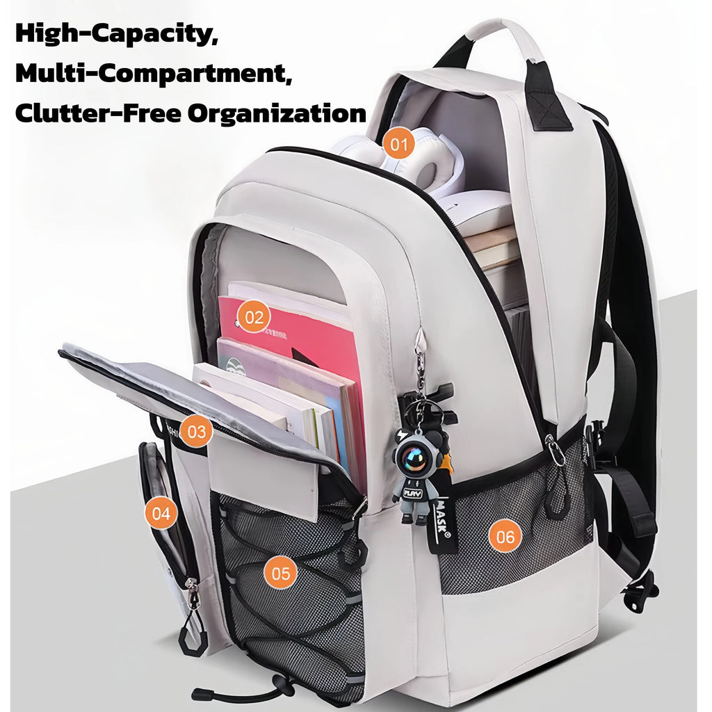 Fashion key chain large capacity travel college backpack