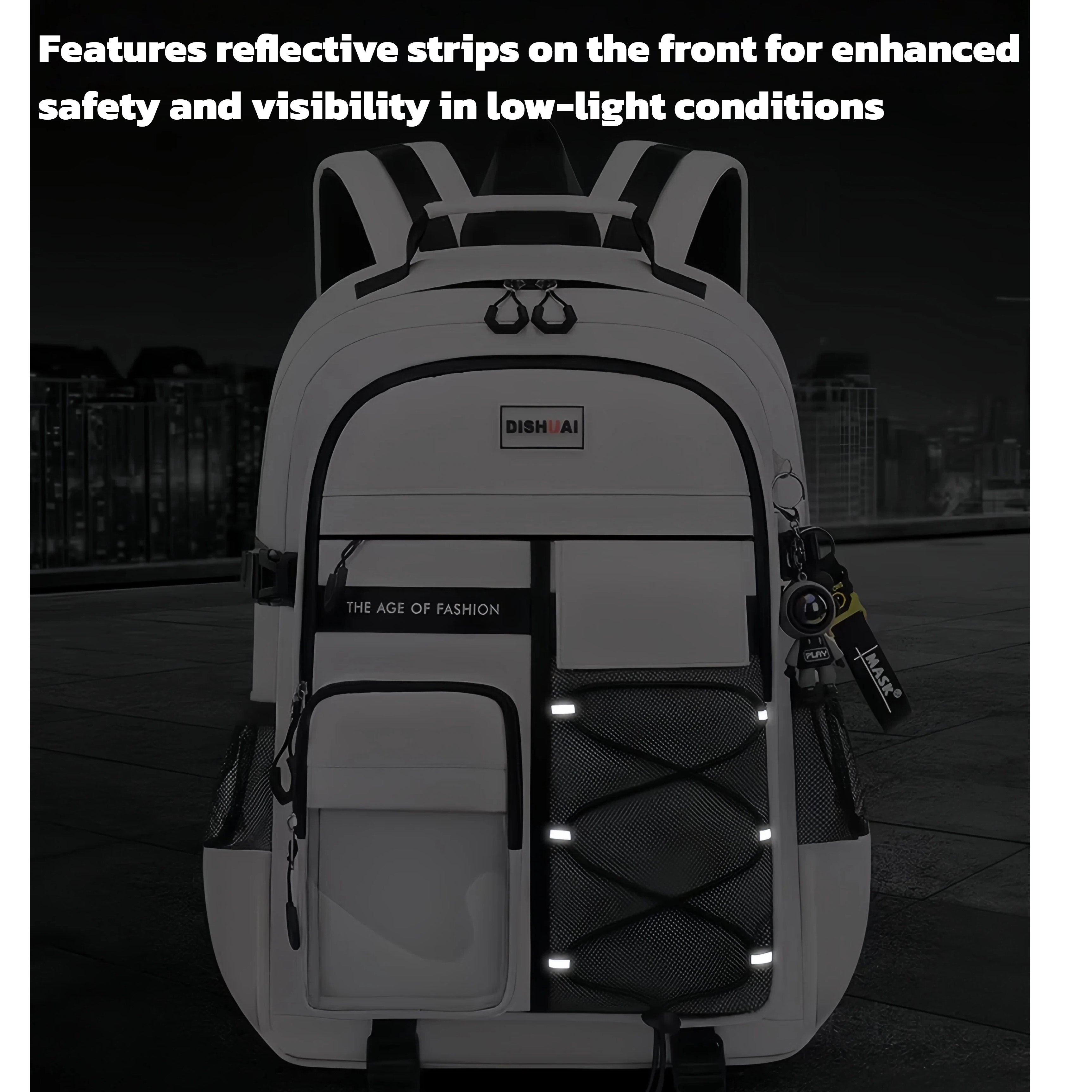 Fashion key chain large capacity travel college backpack