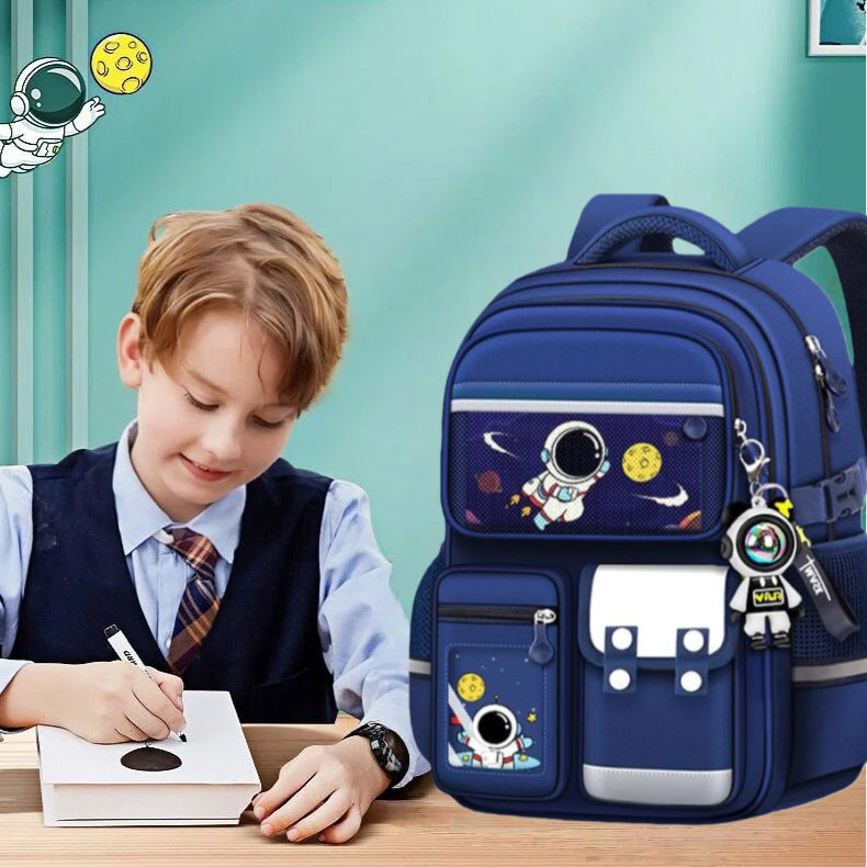 Astronaut-themed Kids Backpack set with accessories